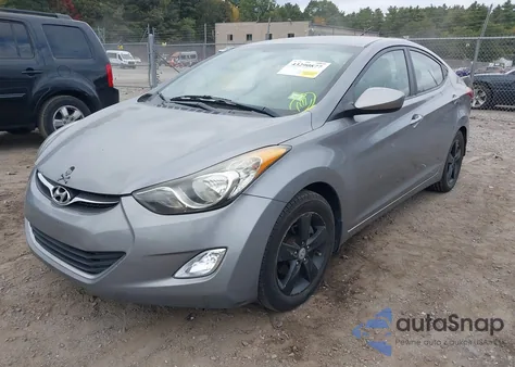 2012 Hyundai Elantra Gls (Ulsan Plant) from USA, damaged, VIN KMHDH4AE1CU306869